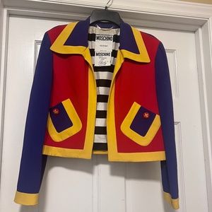 Moschino Vintage Couture Cruise Me Baby Color Block Jacket